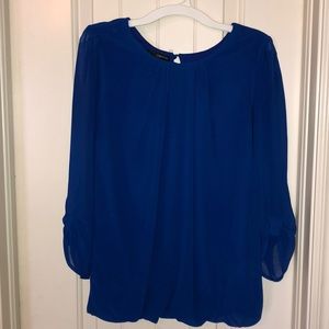 Blue dress shirt